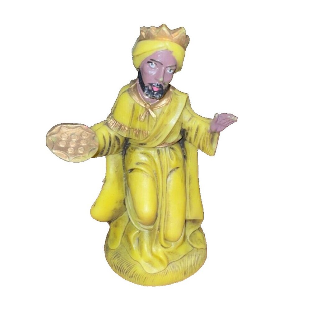 VINTAGE Christmas Nativity/Manger Replacement Figurine One Wisemen Made In Italy